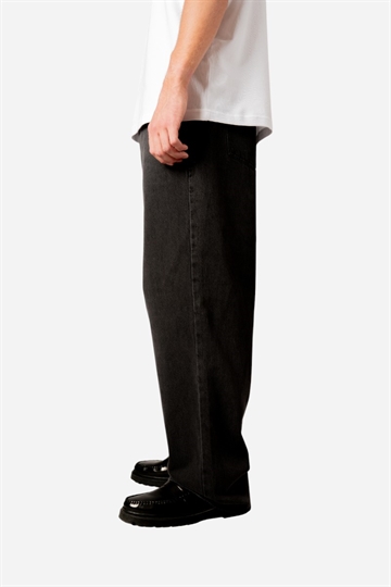 Fraizer - Tonåringar - Ultra Baggy Jeans - Svart Tvättad